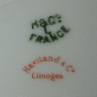 Haviland Limoges ceramic mark www.tsrestoration.com 